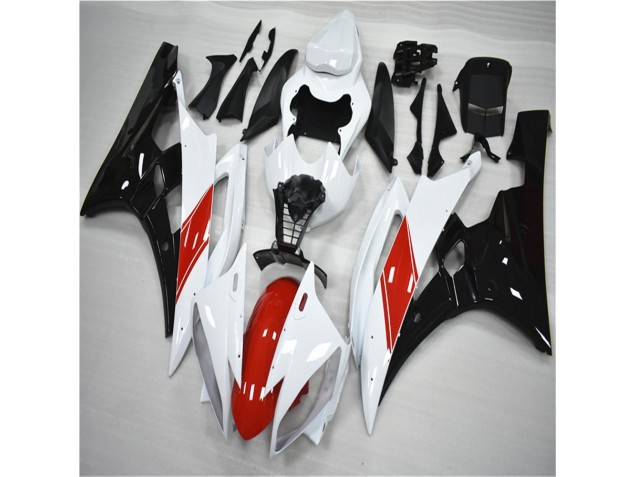 Carénage Moto Yamaha R6 06-07 - Rouge Blanc Noir Carénage Moto Yamaha R6 06-07 - Rouge Blanc Noir