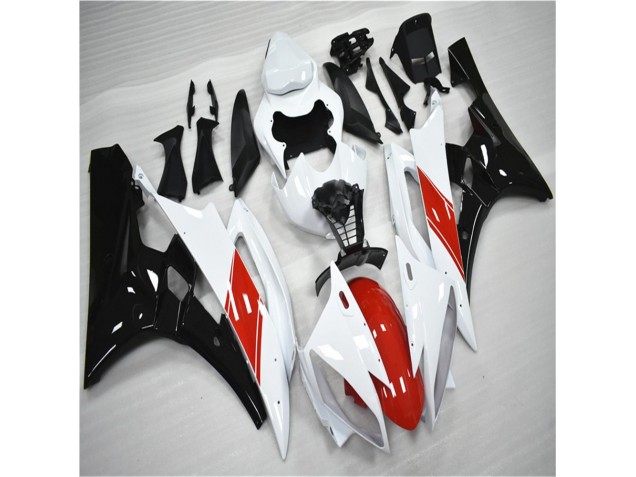 Carénage Moto Yamaha R6 06-07 - Rouge Blanc Noir Carénage Moto Yamaha R6 06-07 - Rouge Blanc Noir