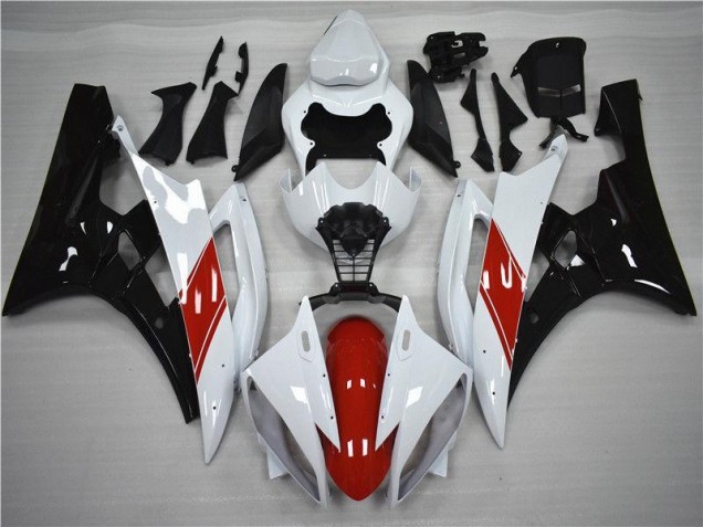 Carénage Moto Yamaha R6 06-07 - Rouge Blanc Noir Carénage Moto Yamaha R6 06-07 - Rouge Blanc Noir