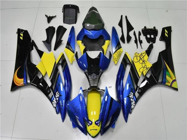 Carénage Moto Yamaha R6 06-07 - Bleu Requin Carénage Moto Yamaha R6 06-07 - Bleu Requin