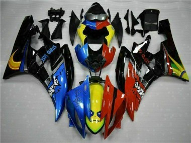 Carénage Moto Yamaha R6 06-07 - Jaune Bleu Rouge Bon Marché