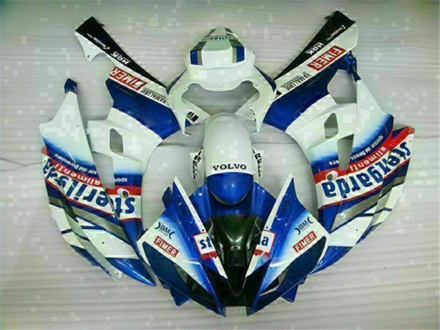 Carénages Moto Yamaha R6 06-07 - Blanc Bleu Carénages Moto Yamaha R6 06-07 - Blanc Bleu