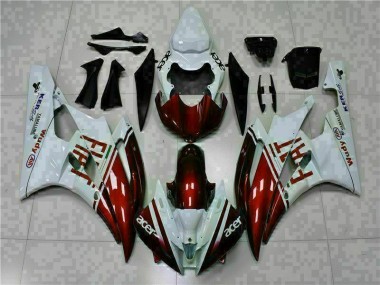 Carénage Moto Yamaha R6 06-07 - Brun Blanc Bon Marché