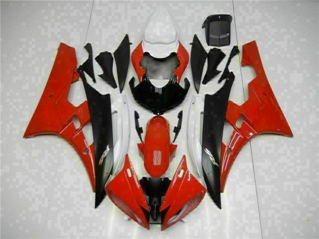 Carénage Moto Yamaha R6 06-07 - Rouge Noir Carénage Moto Yamaha R6 06-07 - Rouge Noir