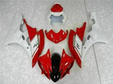 Kit Carénages Motos Complet Yamaha R6 06-07 - Rouge Blanc Bon Marché