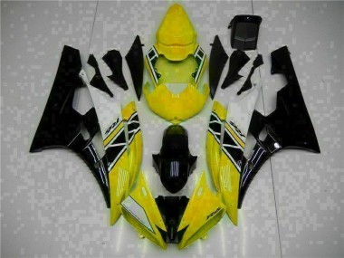 Carrosserie Moto Yamaha R6 06-07 - Jaune Noir Bon Marché