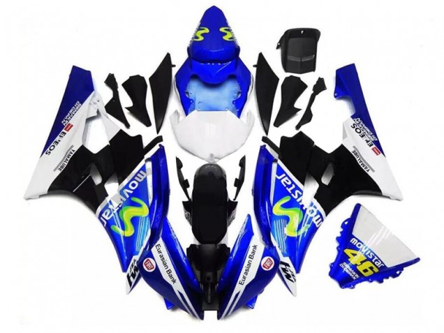 Carénage Moto Yamaha R6 06-07 - Bleu Noir Blanc Carénage Moto Yamaha R6 06-07 - Bleu Noir Blanc