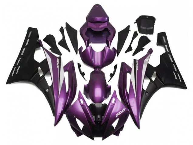 Carénage Moto Yamaha R6 06-07 - Violet Noir Carénage Moto Yamaha R6 06-07 - Violet Noir