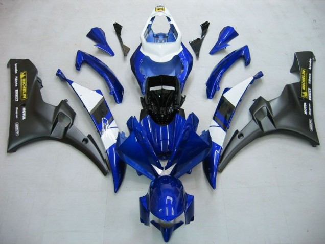 Kit Carénages Motos Yamaha R6 06-07 - Bleu Noir Kit Carénages Motos Yamaha R6 06-07 - Bleu Noir