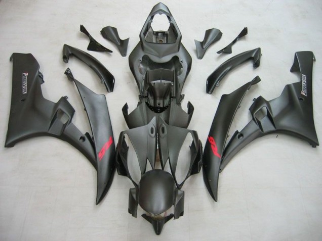 Carénages Moto Yamaha R6 06-07 - Noir Mat Carénages Moto Yamaha R6 06-07 - Noir Mat