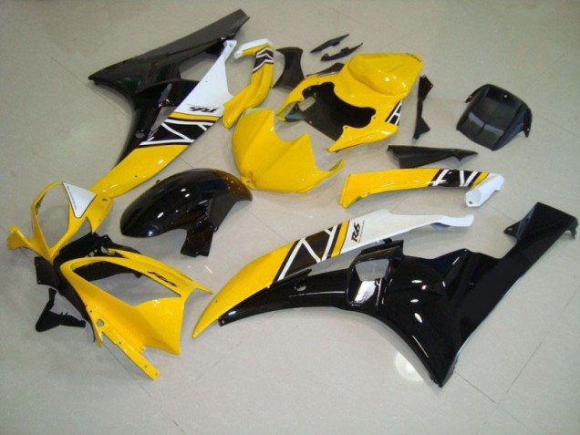 Kit Carénages Motos Complet Yamaha R6 06-07 - Jaune Kit Carénages Motos Complet Yamaha R6 06-07 - Jaune