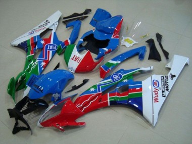 Carénage Moto Yamaha R6 06-07 - Bleu Rouge Blanc Vert Bon Marché