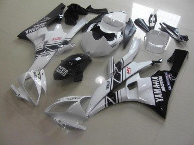 Carénages Moto Yamaha R6 06-07 - Noir Blanc Bon Marché