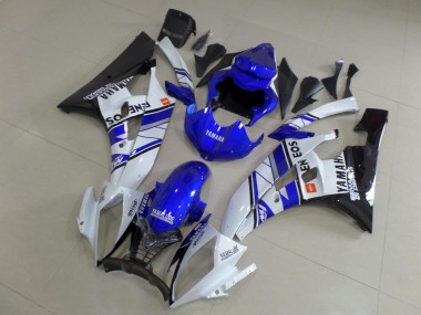 Carénage Moto Yamaha R6 06-07 - Bleu Bleu Blanc ENEOS Bon Marché