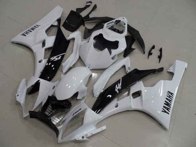 Carénage Moto Yamaha R6 06-07 - Blanc et Noir Carénage Moto Yamaha R6 06-07 - Blanc et Noir