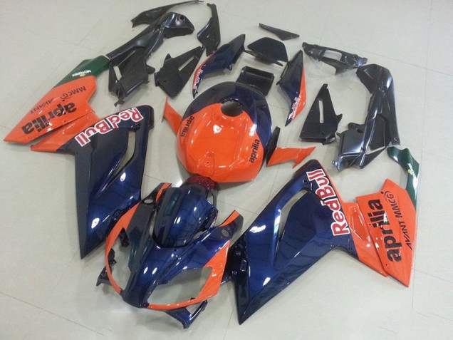 Carénage Moto Aprilia RS 125 06-11 - Orange et Bleu Foncé Carénage Moto Aprilia RS 125 06-11 - Orange et Bleu Foncé
