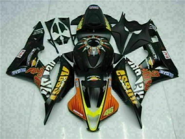 Carénage Moto Honda CBR 600 RR 07-08 - Noir Jaune Repsol 46 Bon Marché