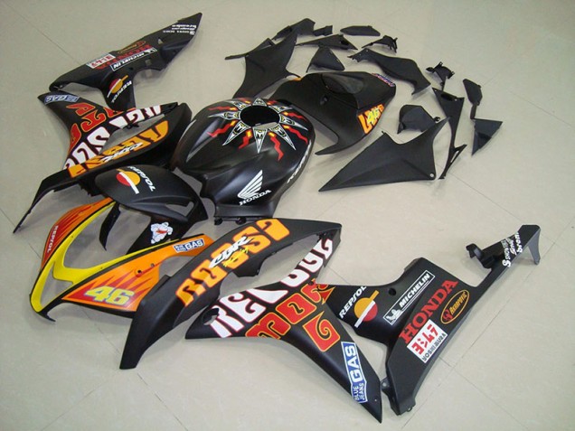Carénage Moto Honda CBR 600 RR 07-08 - Noir Mat Rossi Carénage Moto Honda CBR 600 RR 07-08 - Noir Mat Rossi