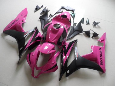 Carénage Moto Honda CBR 600 RR 07-08 - Rose Noir Bon Marché