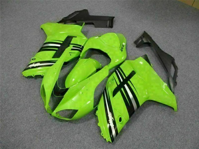 Carénage Moto Kawasaki ZX6R 07-08 - Vert Noir Carénage Moto Kawasaki ZX6R 07-08 - Vert Noir