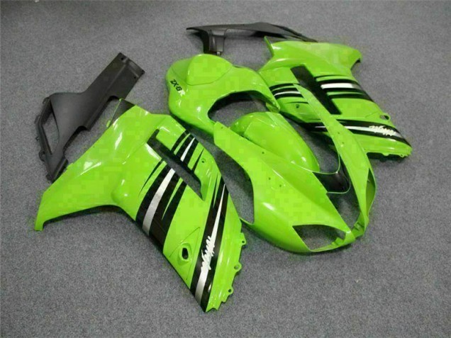 Carénage Moto Kawasaki ZX6R 07-08 - Vert Noir Carénage Moto Kawasaki ZX6R 07-08 - Vert Noir
