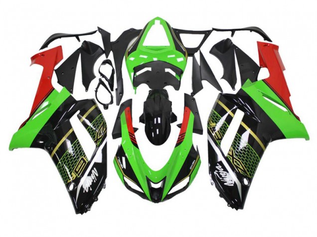 Carénages Moto Kawasaki ZX6R 07-08 - Vert Noir Carénages Moto Kawasaki ZX6R 07-08 - Vert Noir