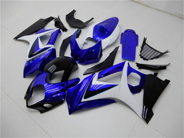 Carénage Moto Suzuki GSXR 1000 K7 07-08 - Bleu Blanc Noir Carénage Moto Suzuki GSXR 1000 K7 07-08 - Bleu Blanc Noir
