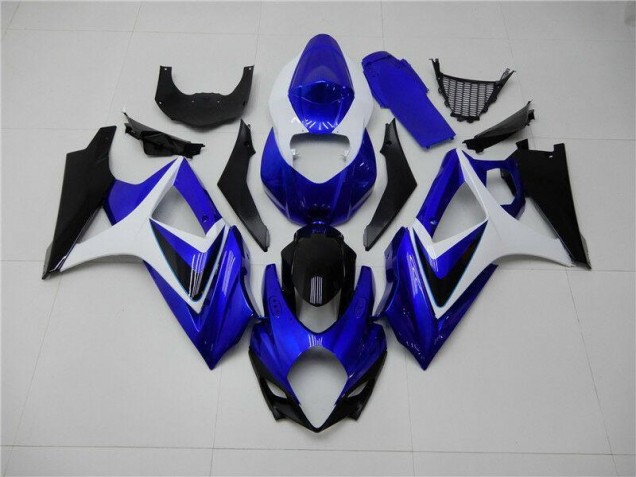 Carénage Moto Suzuki GSXR 1000 K7 07-08 - Bleu Blanc Noir Carénage Moto Suzuki GSXR 1000 K7 07-08 - Bleu Blanc Noir