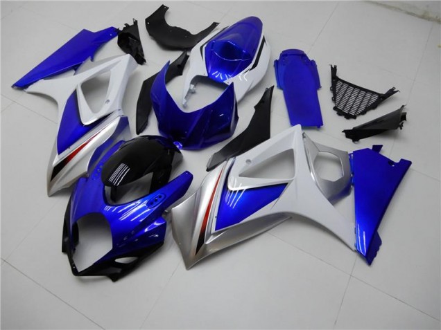 Kit Carénages Motos & Plastique Suzuki GSXR 1000 K7 07-08 - Bleu Blanc Kit Carénages Motos & Plastique Suzuki GSXR 1000 K7 07-08 - Bleu Blanc