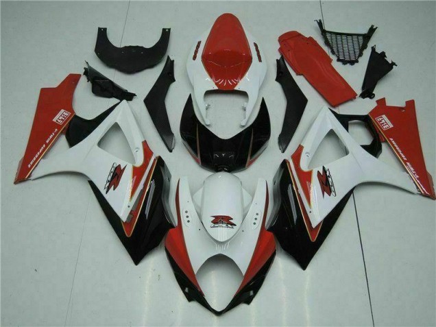 Carénages Moto Suzuki GSXR 1000 K7 07-08 - Rouge Blanc Carénages Moto Suzuki GSXR 1000 K7 07-08 - Rouge Blanc