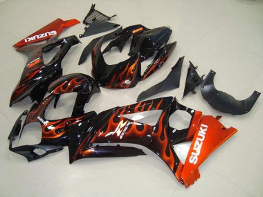 Carénage Moto Suzuki GSXR 1000 K7 07-08 - Orange Flamme Bon Marché