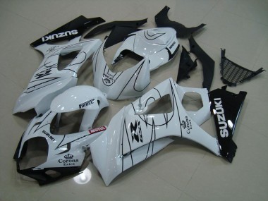 Carénage Moto Suzuki GSXR 1000 K7 07-08 - Blanc Corona Bon Marché