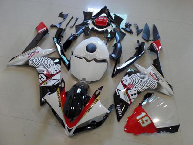 Carénage Moto Yamaha R1 07-08 - Noir Blanc Rouge Carénage Moto Yamaha R1 07-08 - Noir Blanc Rouge