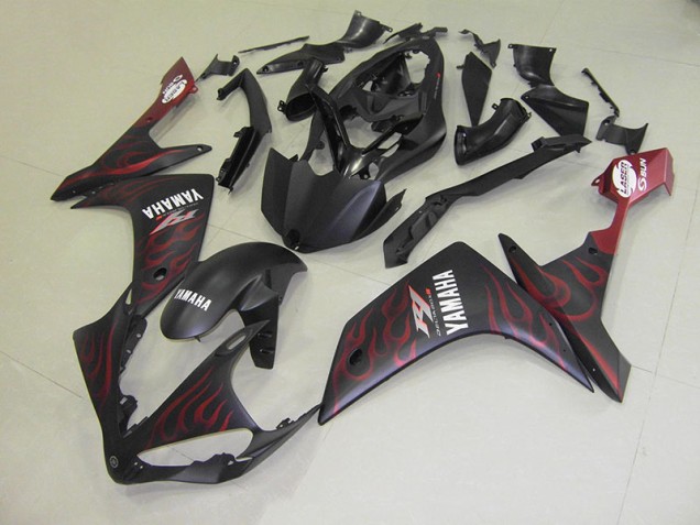 Carénage Moto Yamaha R1 07-08 - Matte Rouge Flamme Carénage Moto Yamaha R1 07-08 - Matte Rouge Flamme