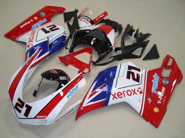 Carénage Moto Ducati 848 1098 1198 07-14 - Xerox 21 Carénage Moto Ducati 848 1098 1198 07-14 - Xerox 21