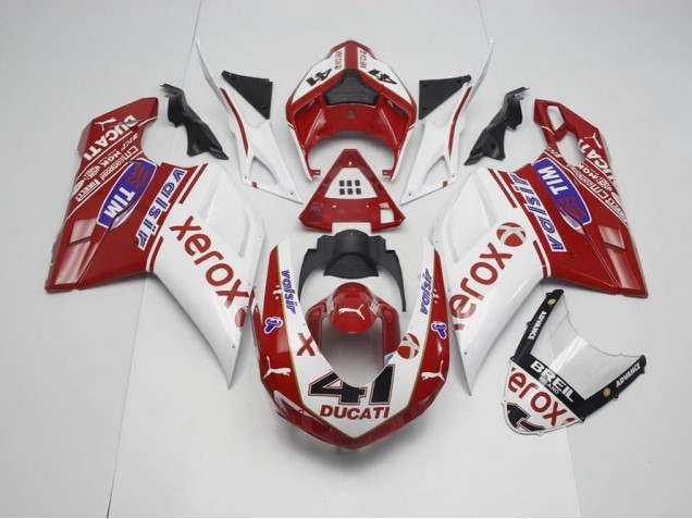 Carénage Moto Ducati 848 1098 1198 07-14 - Style OEM Xerox avec 41 Carénage Moto Ducati 848 1098 1198 07-14 - Style OEM Xerox avec 41