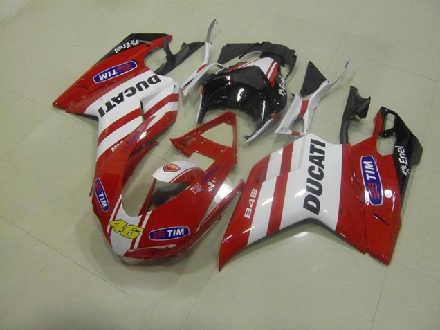 Carénage Moto Ducati 848 1098 1198 07-14 - Rouge 46 Carénage Moto Ducati 848 1098 1198 07-14 - Rouge 46