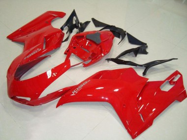 Carénage Moto Ducati 848 1098 1198 07-14 - Rouge Original Bon Marché