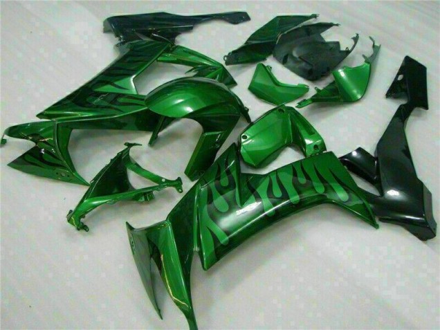 Carénage Moto Kawasaki ZX10R 08-10 - Vert Flamme Carénage Moto Kawasaki ZX10R 08-10 - Vert Flamme