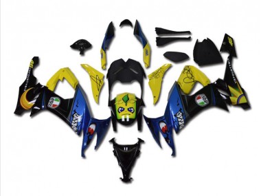 Carénage Moto Kawasaki ZX10R 08-10 - Bleu Requin Bon Marché