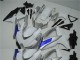 Carénage Moto Suzuki GSXR 600 / 750 K8 08-10 - Blanc Argent Bleu Carénage Moto Suzuki GSXR 600 / 750 K8 08-10 - Blanc Argent Bleu