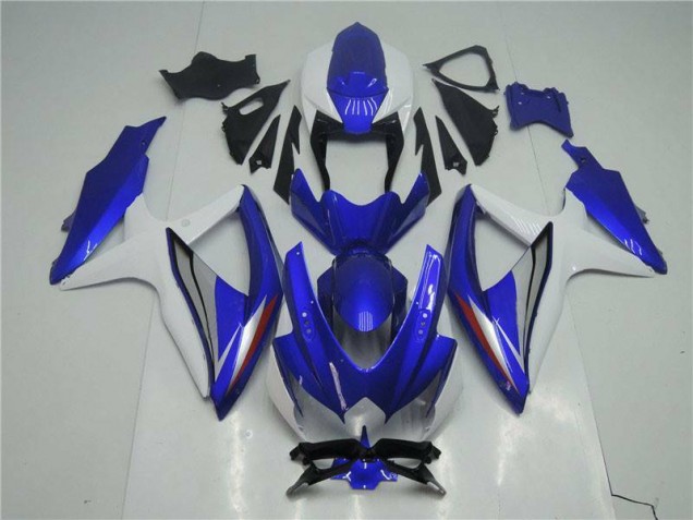 Carénage Moto Suzuki GSXR 600 / 750 K8 08-10 - Bleu Blanc Carénage Moto Suzuki GSXR 600 / 750 K8 08-10 - Bleu Blanc