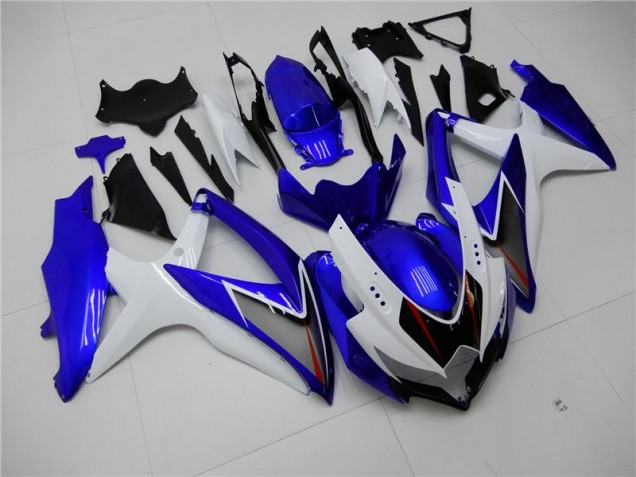 Carénage Moto Suzuki GSXR 600 / 750 K8 08-10 - Blanc Bleu Carénage Moto Suzuki GSXR 600 / 750 K8 08-10 - Blanc Bleu
