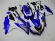 Carénage Moto Suzuki GSXR 600 / 750 K8 08-10 - Blanc Bleu Carénage Moto Suzuki GSXR 600 / 750 K8 08-10 - Blanc Bleu