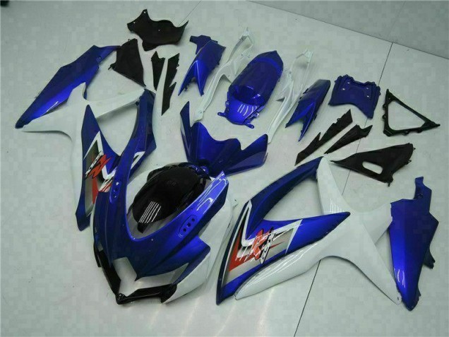 Kit Carénages Motos Complet Suzuki GSXR 600 / 750 K8 08-10 - Bleu Blanc Kit Carénages Motos Complet Suzuki GSXR 600 / 750 K8 08-10 - Bleu Blanc