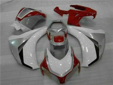 Kit Carénages Motos & Plastique Honda CBR 1000 RR 08-11 - Rouge Blanc Bon Marché