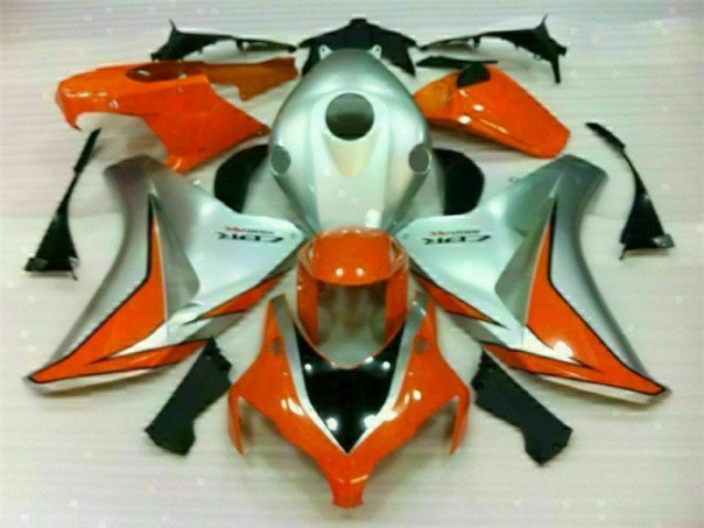 Carénage Moto Honda CBR 1000 RR 08-11 - Argent Orange Carénage Moto Honda CBR 1000 RR 08-11 - Argent Orange