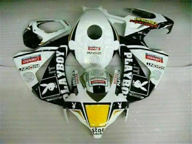 Carénages Moto Honda CBR 1000 RR 08-11 - Blanc Noir Playboy Bon Marché