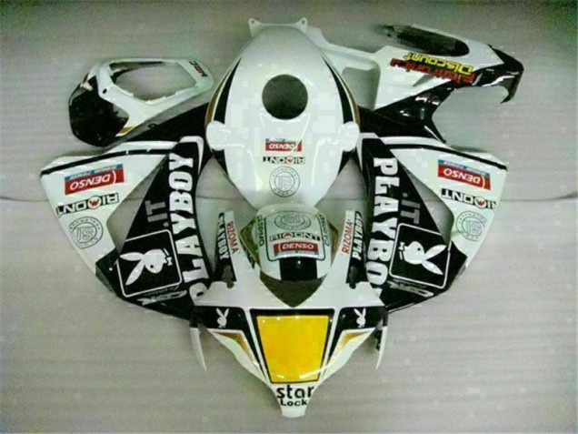 Carénages Moto Honda CBR 1000 RR 08-11 - Blanc Noir Playboy Carénages Moto Honda CBR 1000 RR 08-11 - Blanc Noir Playboy