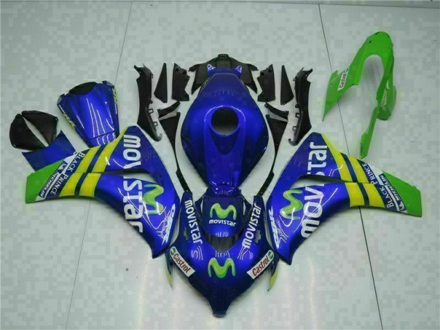 Carénage Moto Honda CBR 1000 RR 08-11 - Vert Bleu Carénage Moto Honda CBR 1000 RR 08-11 - Vert Bleu